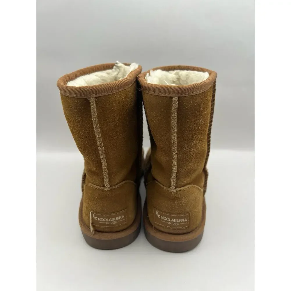 Kookaburra By Ugg Brown Suede Short Boots Kids Size 2